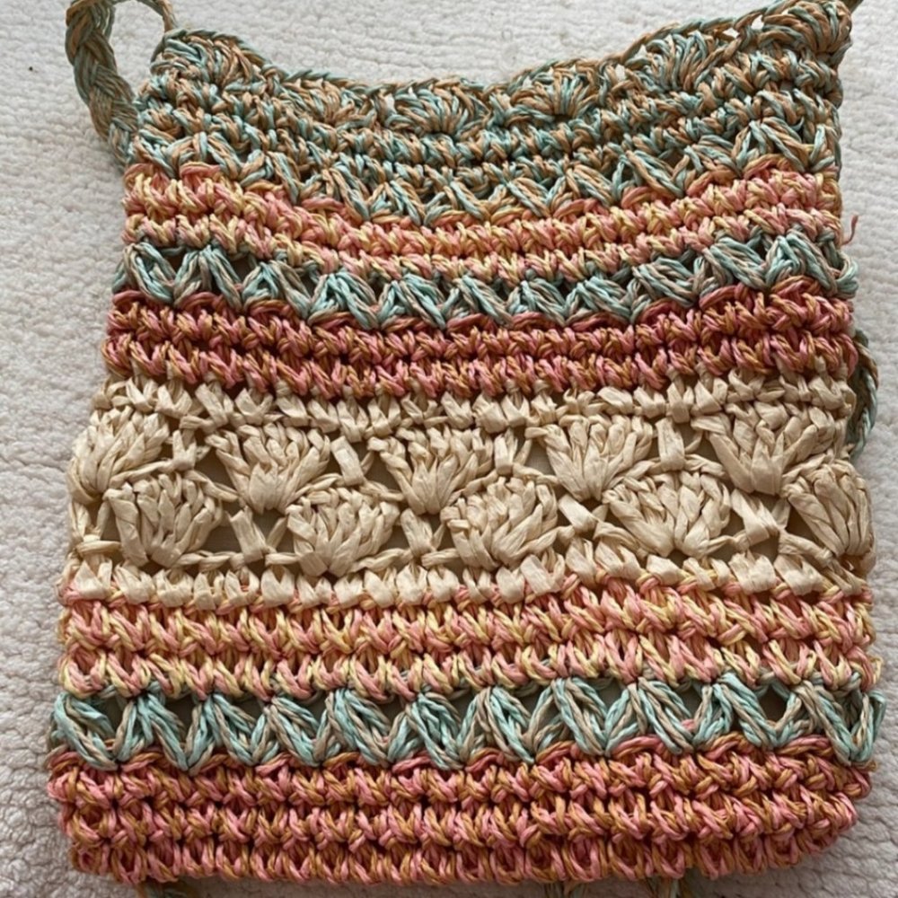 Cappelli Straworld, woven, shoulder strap, 8 x 10